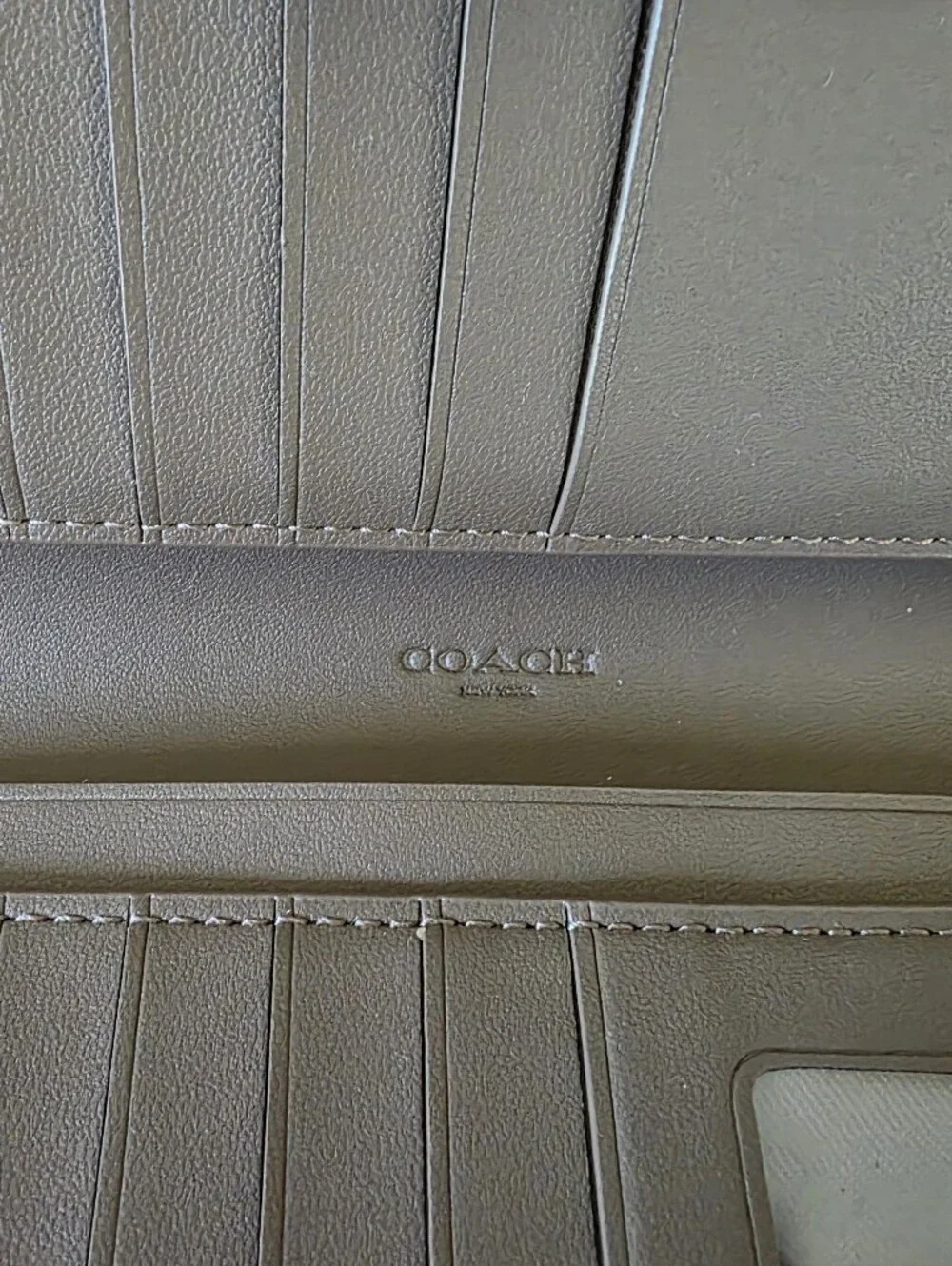 Coach skinny wallet